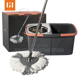 360 Flat Mop Spin Mop With Two Buckets to Help Give a Better Clean | Mop / Cleaning Tool | Spin / Flat / Spray | 360° Rotating Head | With Bucket | Microfibre / Cotton