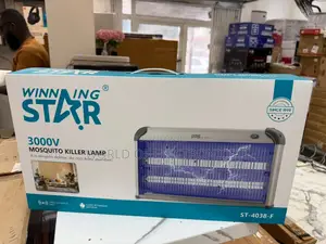 Brand New Winning Star 3000v Mosquito Killer Lamp | Mosquito / Insect Killer | UV / Electric Zapper / Swatter | Indoor & Outdoor | Rechargeable | Silent Operation