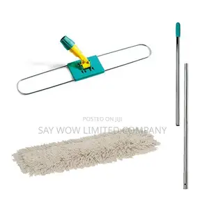 Ramon Dust Sweeper and Aluminum Telescopic Handle | Mop / Cleaning Tool | Spin / Flat / Spray | 360° Rotating Head | With Bucket | Microfibre / Cotton