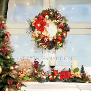 Faux Lighted 16.93'' Wreath