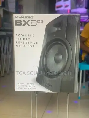 M-audio Bx8 D3 8-inch 150w Studio Monitors W/ Acoustic Space – Studio Reference Monitor Active Bi-Amplified