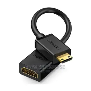 Ugreen Mini HDMI Male to HDMI Female Cable 22CM - 20137