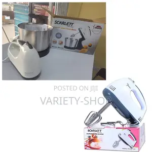 Scarlett 200w Hand Mixer Easy Grip Handle (200W) – Electric Handheld Beater Whisk