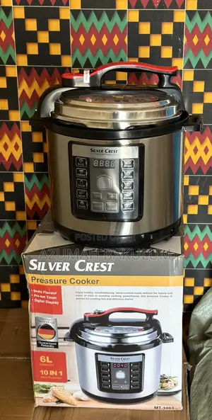 Silver Crest Electric Pressure Cooker – High-Pressure Fast Cook Stainless