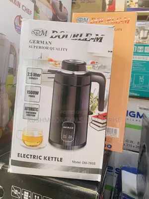 Quick Boil, Stylish Design: The Double Dm-78ss Kettle – Rapid Boil Electric Cordless