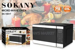 Sokany 25L Microwave Oven (25L) – Digital Solo Grill Convection