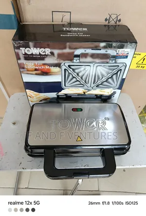 Tower Sandwich Maker Uk – Non-Stick Grill Toastie Press