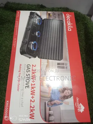 Decakila Gas Stove Allows You to Cook Like Professional – Built-In Stainless Steel Burner Hob