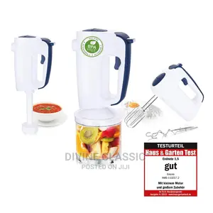 4in1 Emerio Handblender Set – High-Speed Motor Stainless Blades