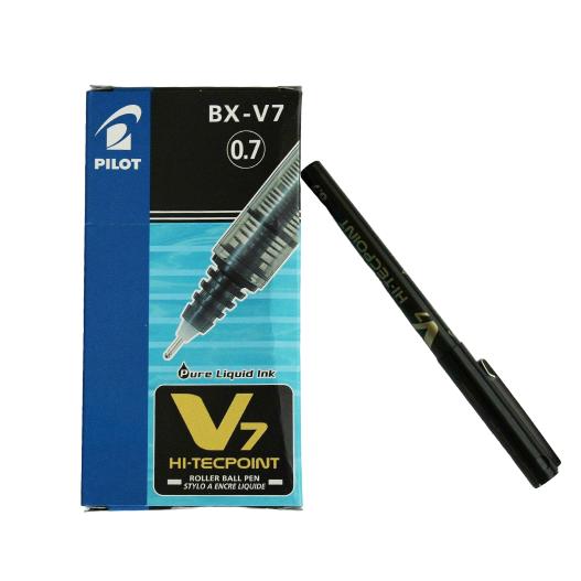 Pilot Hi-Techpoint V5 Rollerball Pen 0.7mm - Black