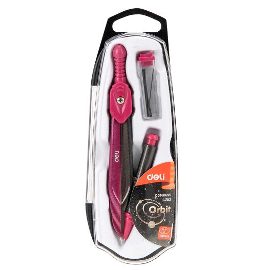 Deli Orbit G20302 Compass - Precision Drawing Tool, Metal Construction
