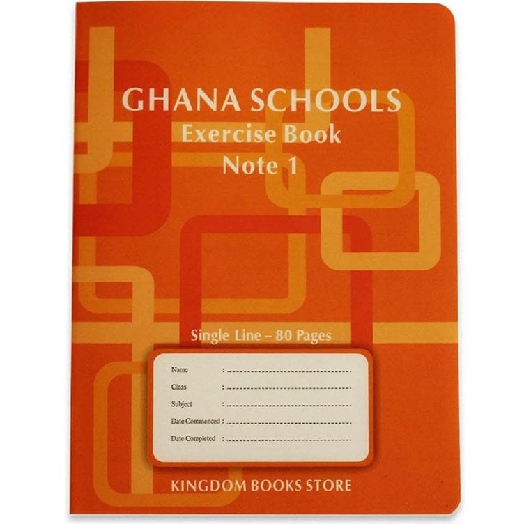 Ghana Schools Single Line Exercise Book Note 1 - 60 Pack