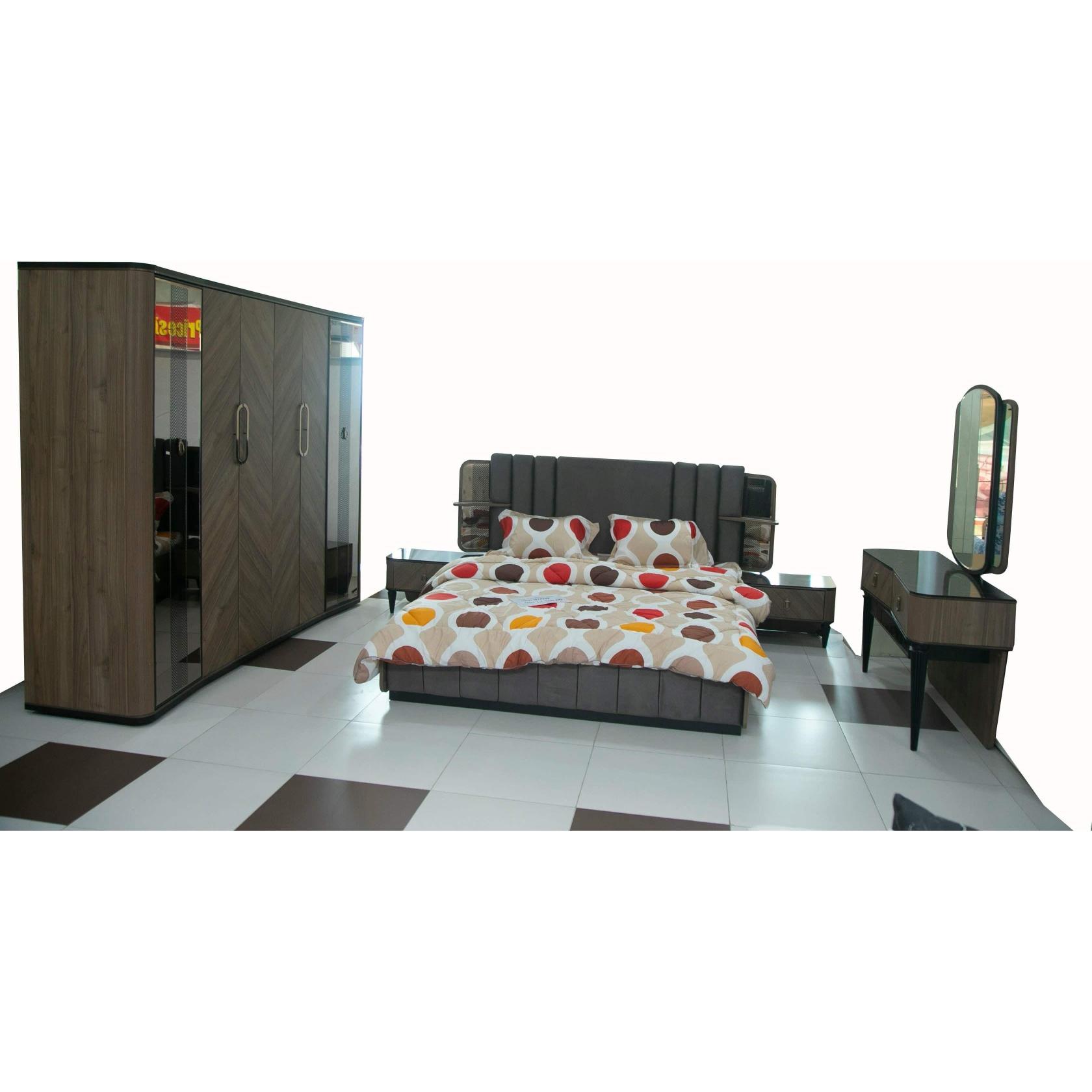 Istinye Bedroom Set - Complete Suite with Bed, Mattress & Storage