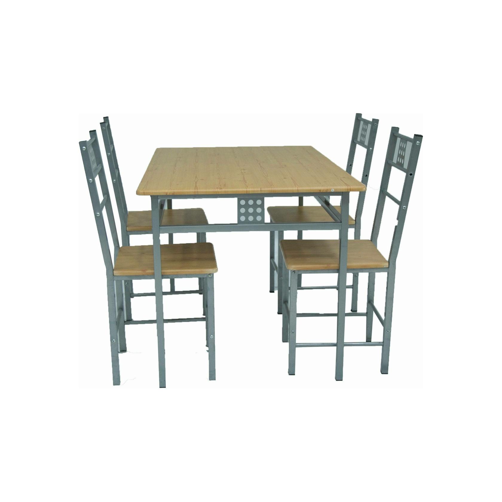 K-883 Dining Set - Compact Table with 4 Chairs
