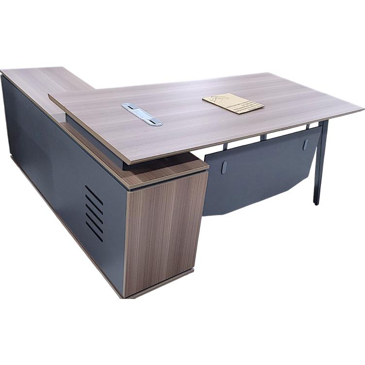 58NHS001 Compact Executive L-Shaped Desk - 180x160x75cm