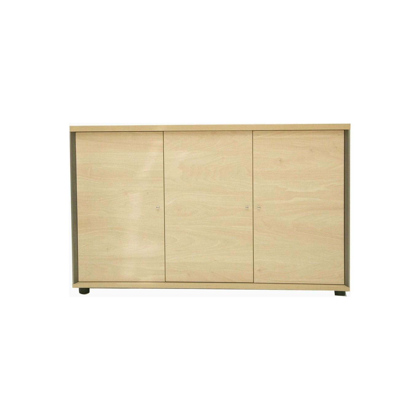3-Door Low Cabinet - 1200x400x750mm Storage Unit