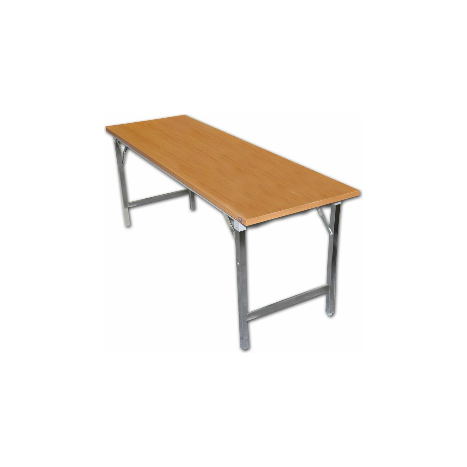Foldable Banquet Table - 180x60cm Cherry Finish