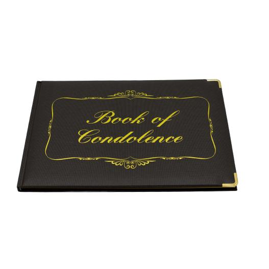 Imported Book of Condolence A4 - Elegant Memorial Record