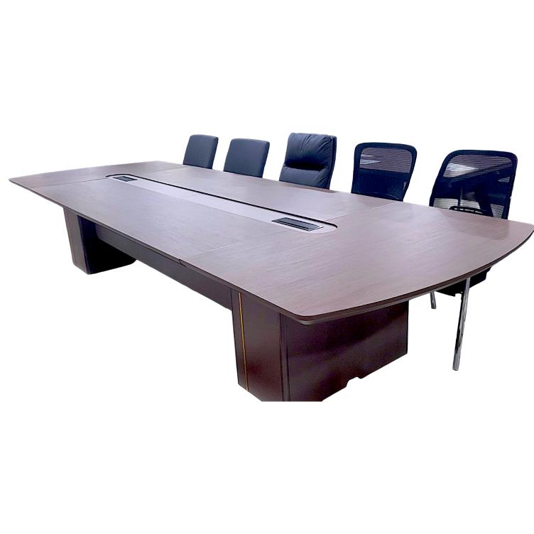 Oversized 4.2-Meter Meeting Table - Tackle & Iron Grey Boardroom Table