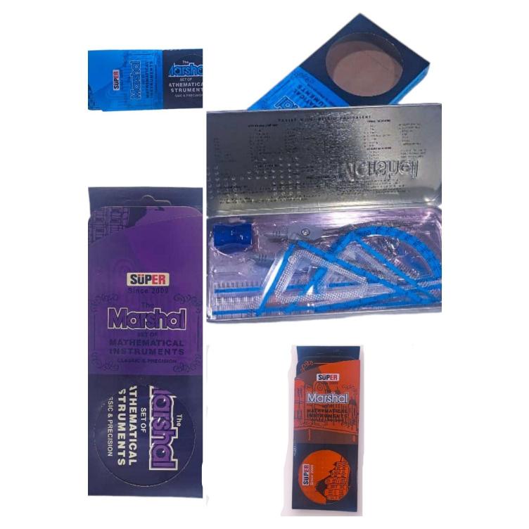 Marshal Super Mathematical Geometry Set with Compass & Protractor