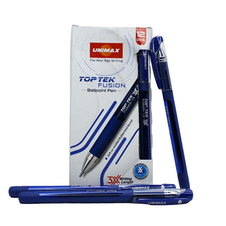 Unimax TopTek Fusion Ballpoint Pen - FG01 Series, Blue & Black