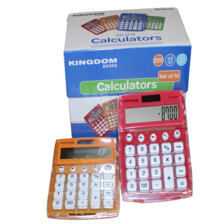 Brightly Calculator - Basic Functions, Clear Display, Essential Math Tool