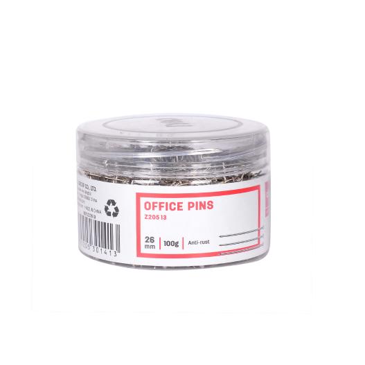 Deli Office Push Pins 192-Pack for Notice Boards