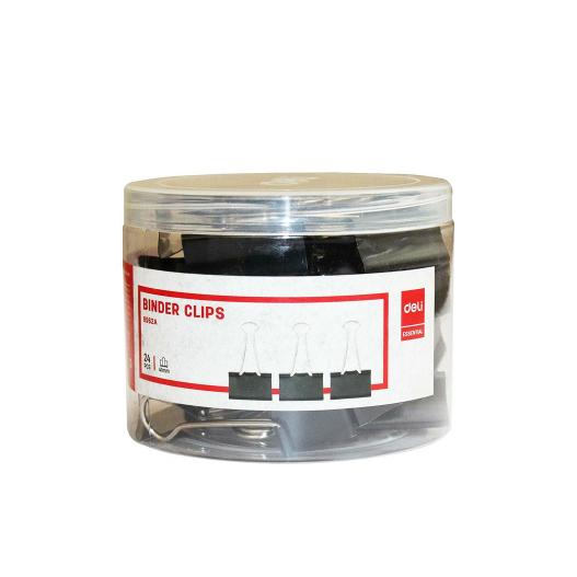 Deli Large 41mm Plastic Binder Clips for Thick Documents