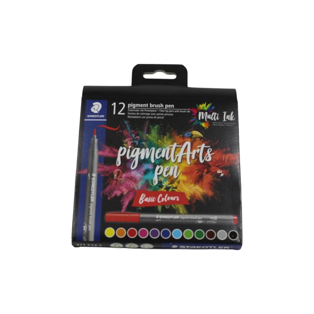 Flexible Tip Pigment Brush Pen for Calligraphy
