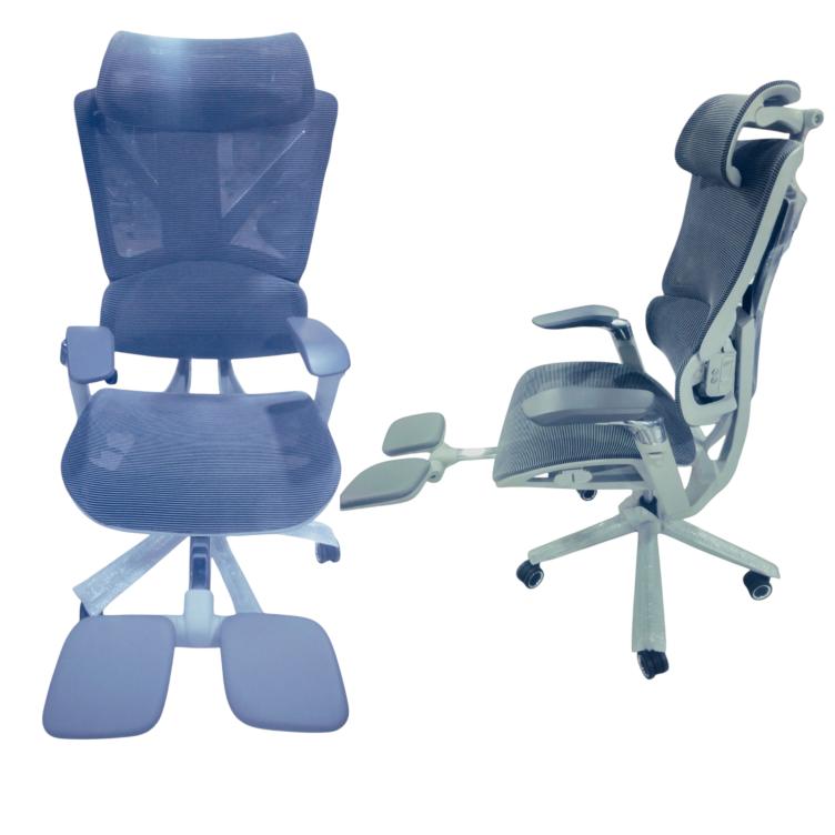 Executive Massage Swivel Chair with Footrest - All Mesh (K1)