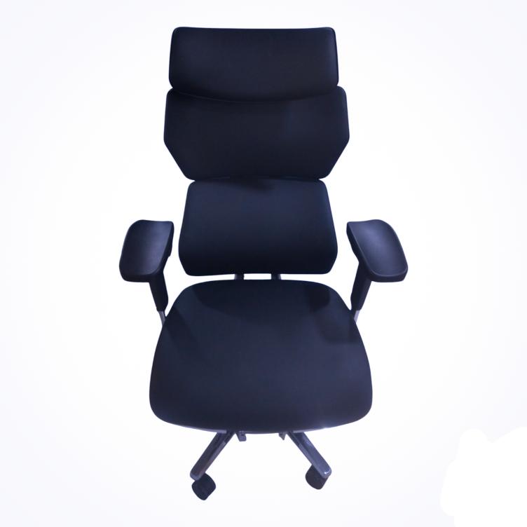 Executive Swivel Chair with Footrest - Black Leather (CH-9988ASXF-L)