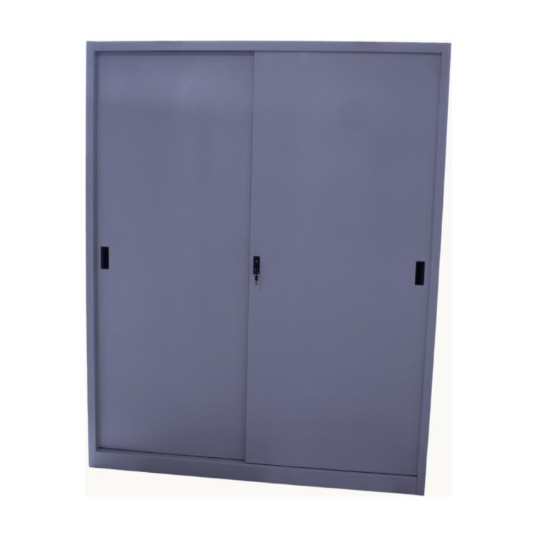 Sliding Door Metal Cupboard - Grey & White, 2m x 1.6m