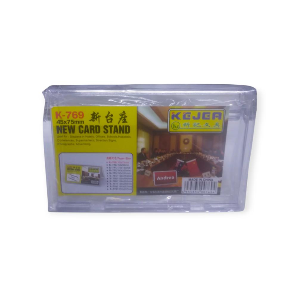 K-769 Card Stand 45x75mm - Business Card Holder, Display Stand