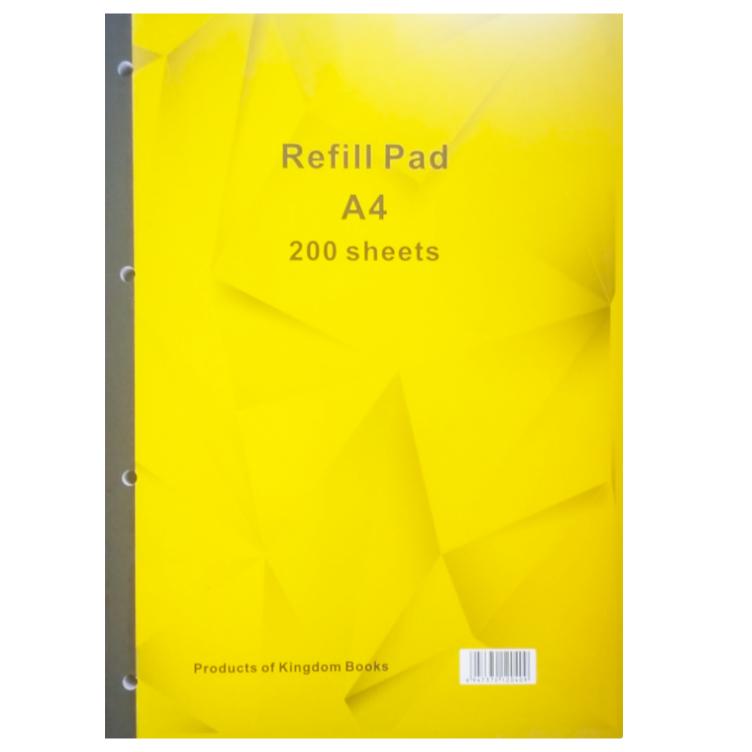 A4 Refill Pads - 200 Sheets, Lined Writing Paper