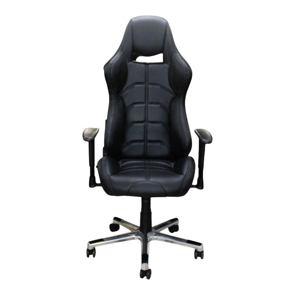 Executive Swivel Chair - Hole Back Design, Black (SX-50156)