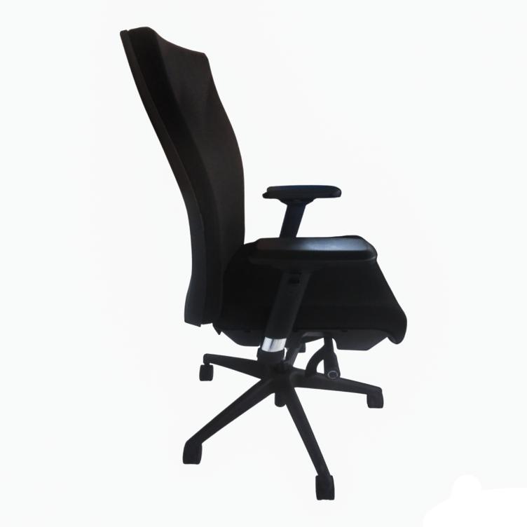 Fabric Swivel Chair - Ergonomic Mid-Back Office Seat