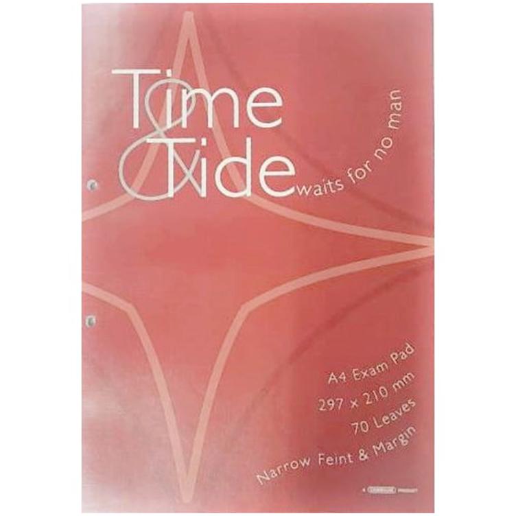 Time & Tide A4 Exam Note Pad