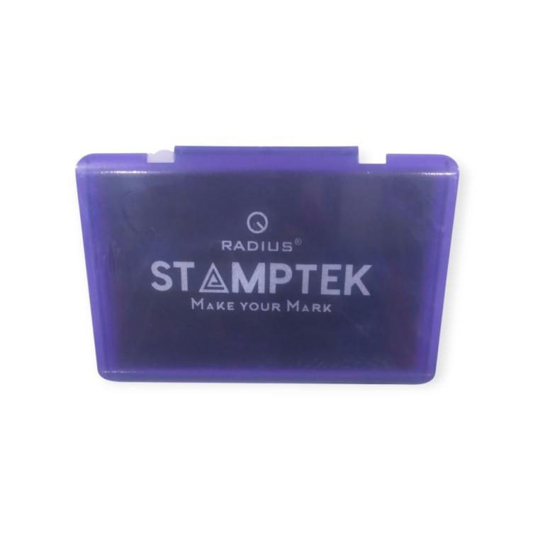 Stamptek Radius Dual-Color Stamp Pad (Blue & Red)