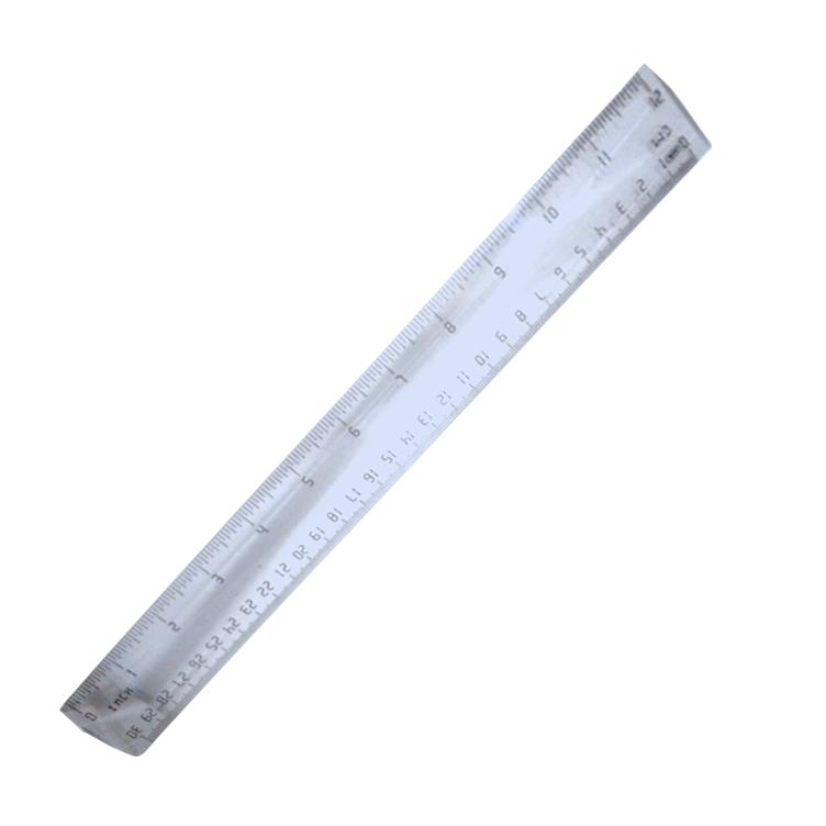 Ark 570 Plastic Ruler - 30cm/12-inch, Dual Measurement Scale