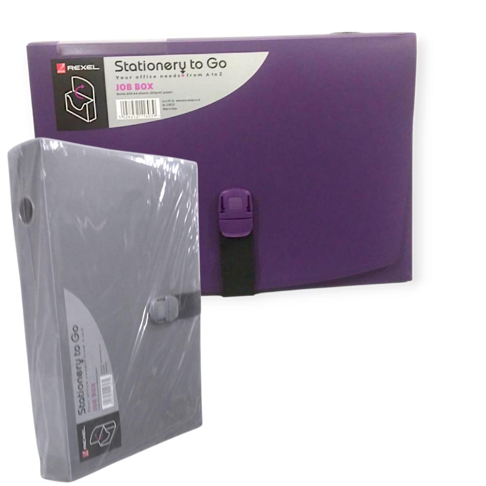 Rexel 2100723 Job Box File - Document Storage, A4 Capacity