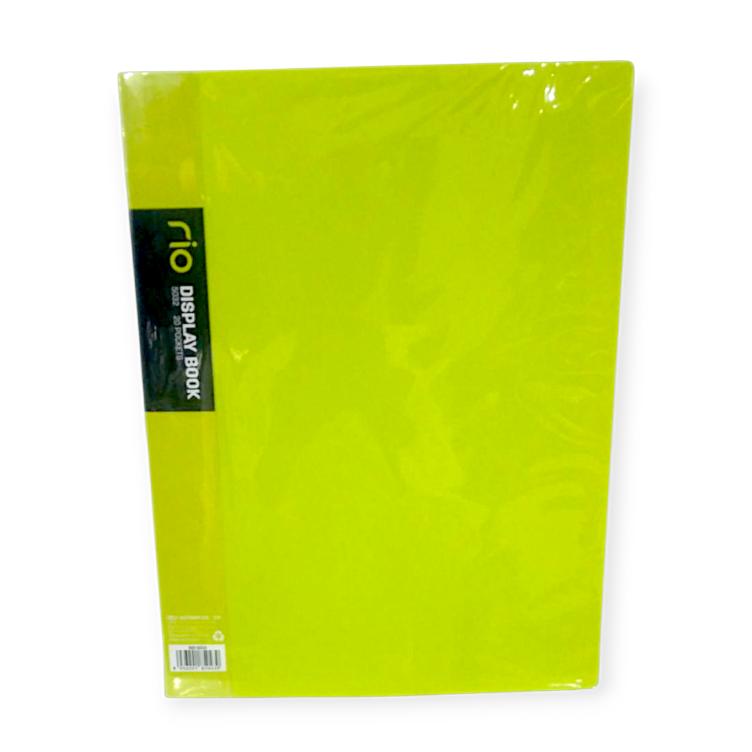 Deli 5031 Display Book - 10-Page Document Presentation, Clear PVC Pockets