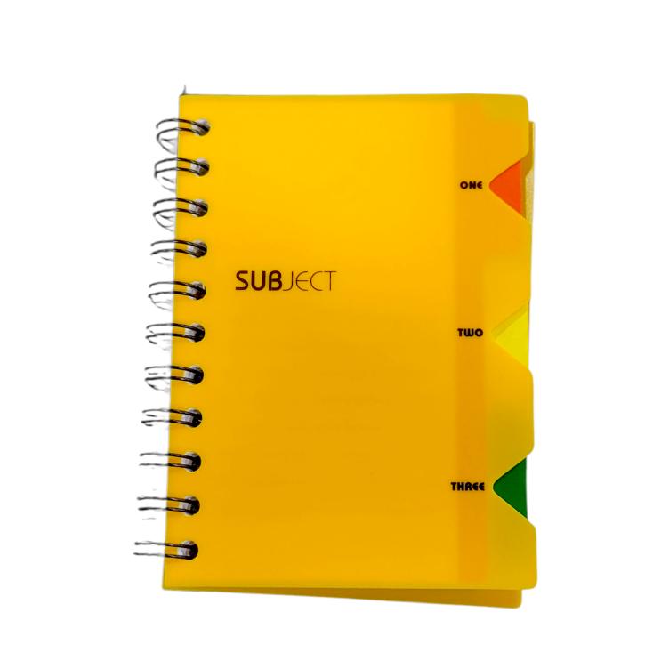 A6 Spiral Subject Notebook - Compact Note-Taking, Portable Organization