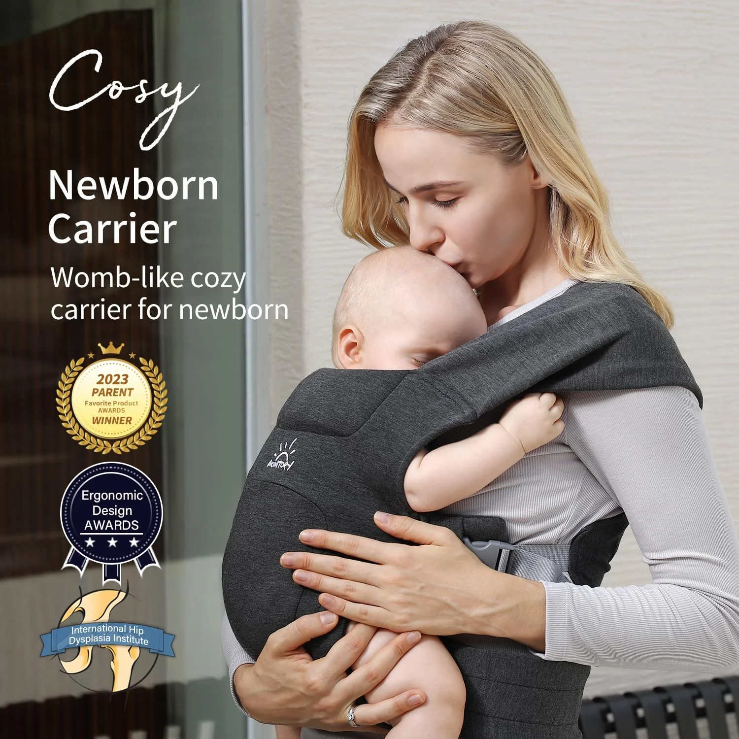 Infantino Cozy Premium Baby Carrier – 2-in-1 Face-In & Face-Out Ergonomic Design (Ghana)