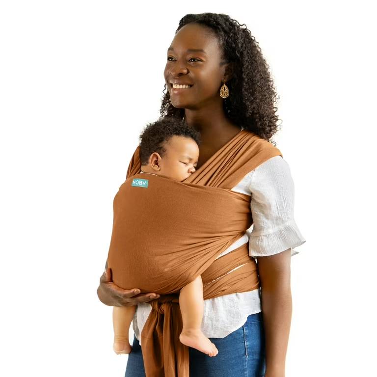 Moby Baby Carrier Wrap – Soft, Comfortable & Adjustable Baby Wearing Sling (Ghana)