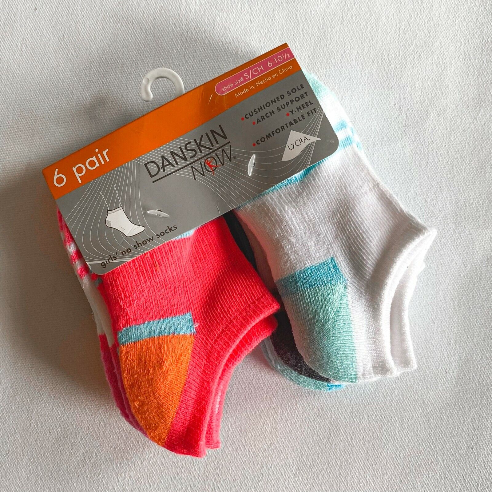 Danskin Girls No Show Socks – 15 Pairs | Comfort & Style for Everyday Wear