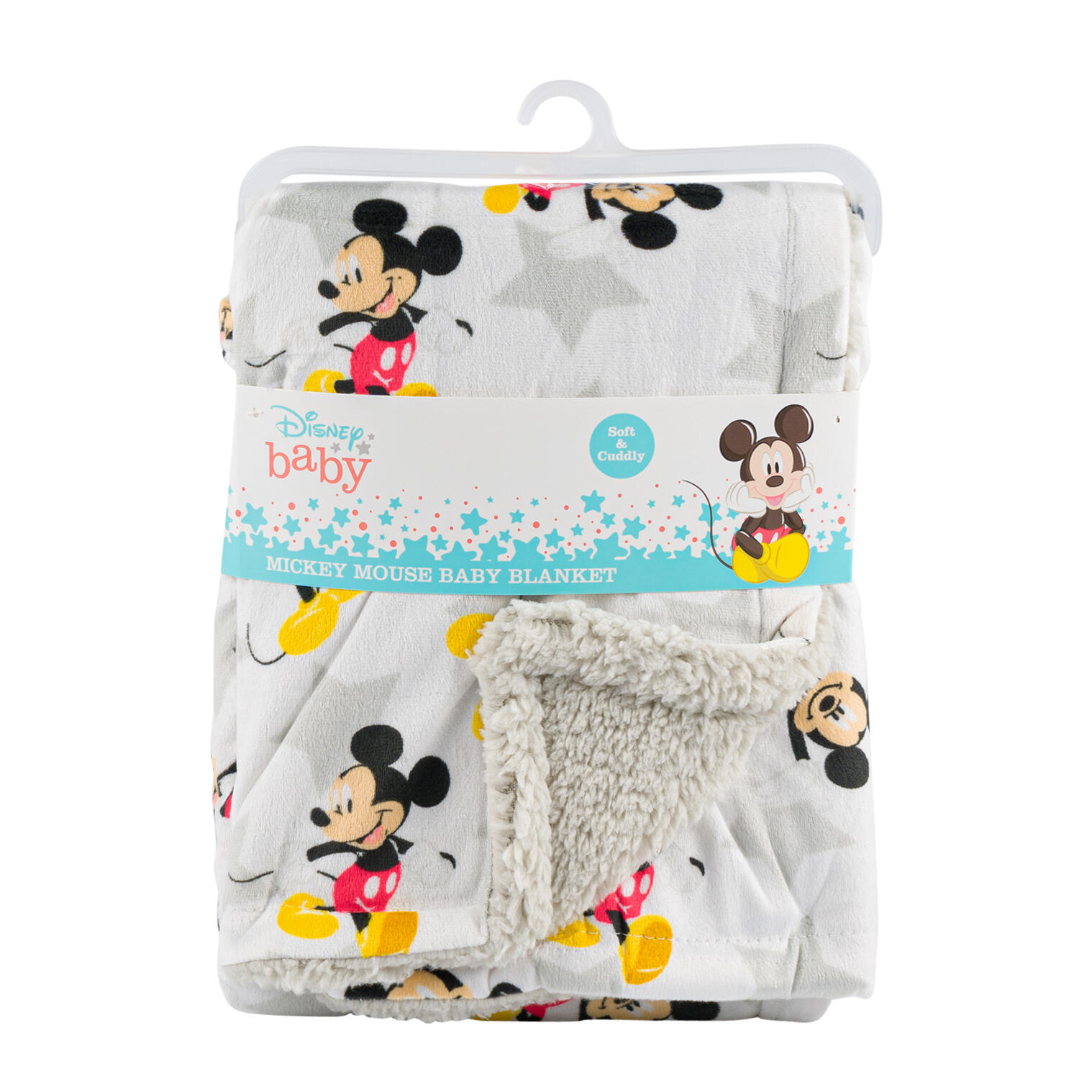 Disney Baby Mickey Mouse Baby Blanket | Soft & Cuddly Comfort for Little Ones