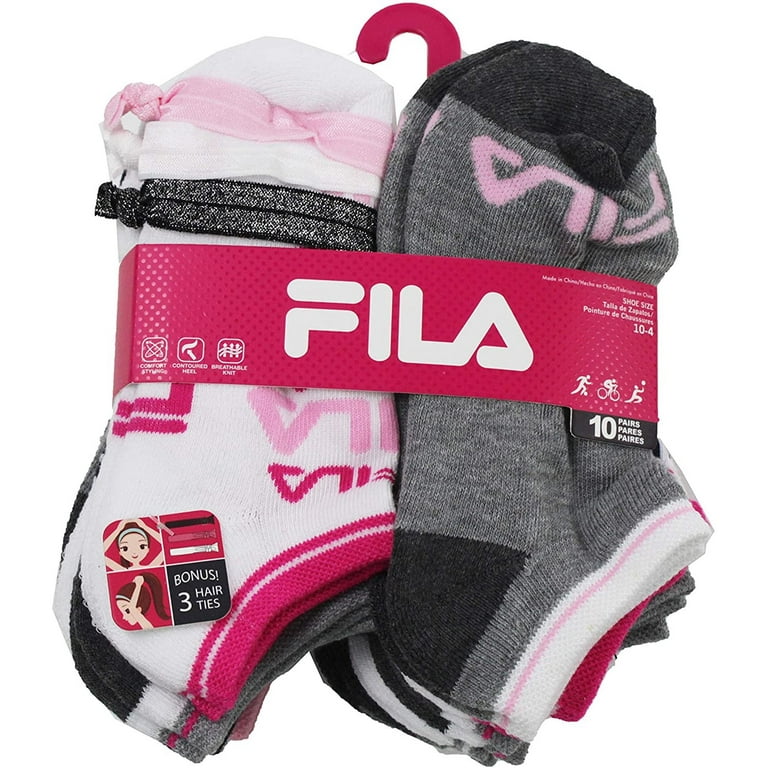 Fila No Show Socks – 10 Pairs | Shoe Size 7-10