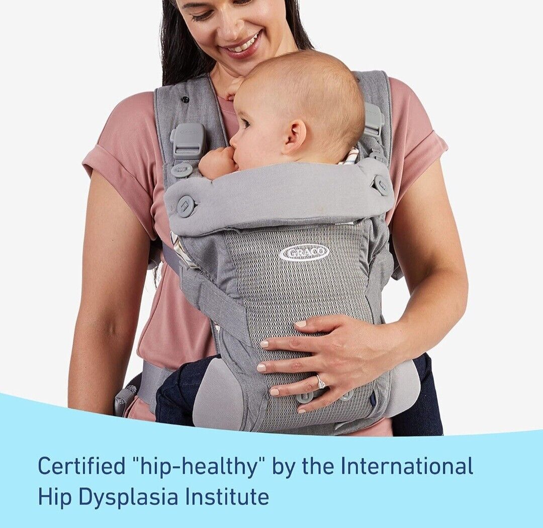 Graco Cradle Me Lite 3-in-1 Baby Carrier – Magnetic Buckles, OEKO-TEX Certified (8-30 lbs)