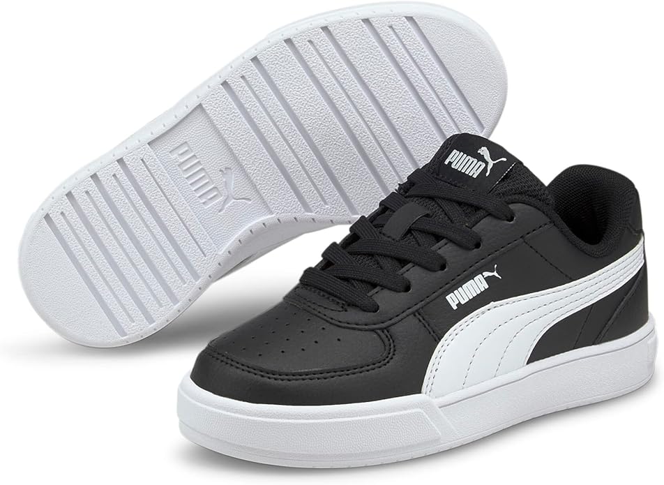 Puma Kinderfit Sneakers – Black & White (Toddler First Walkers)