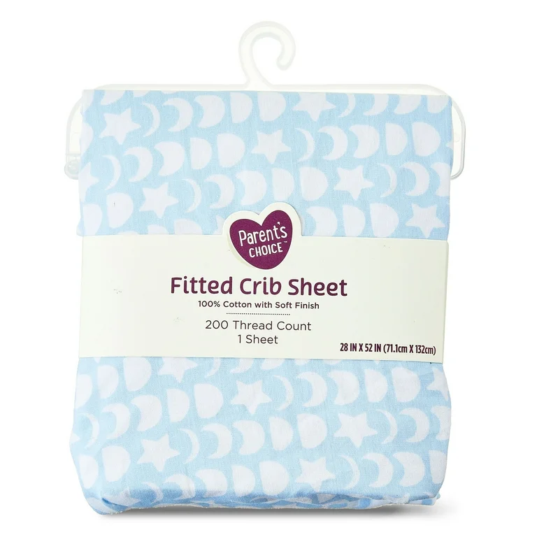 Madeleine + Max Jersey Knit Crib Sheet – OEKO-TEX Certified (52"x28")
